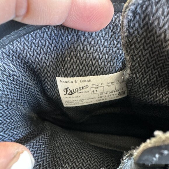 Danner Acadia 8" Black 21210 Men’s  Gore-Tex Uniform Boots Size 11 D WORN 2x - Picture 11 of 11